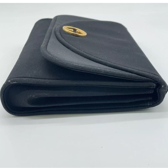 Authentic  GUCCI Black Chain Clutch Shoulder Bag/ original Gucci chain included - Picture 7 of 16